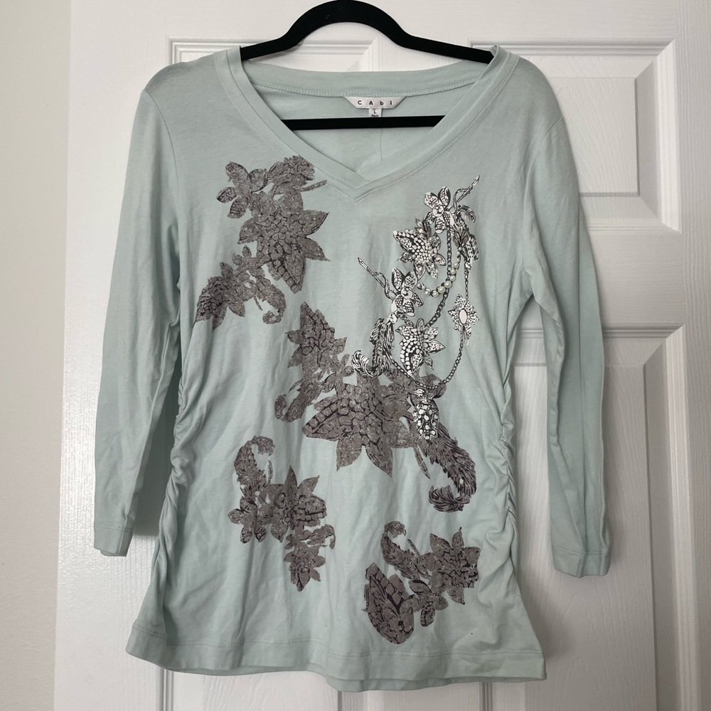 CAbi Pearl Detailed Top